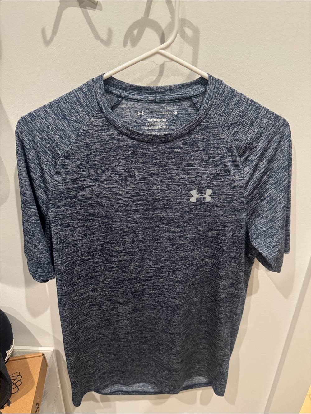 Under Armour Men’s Navy Heather Performance Short Sleeve Tee